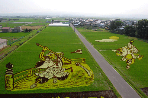 田舎館村田んぼアート